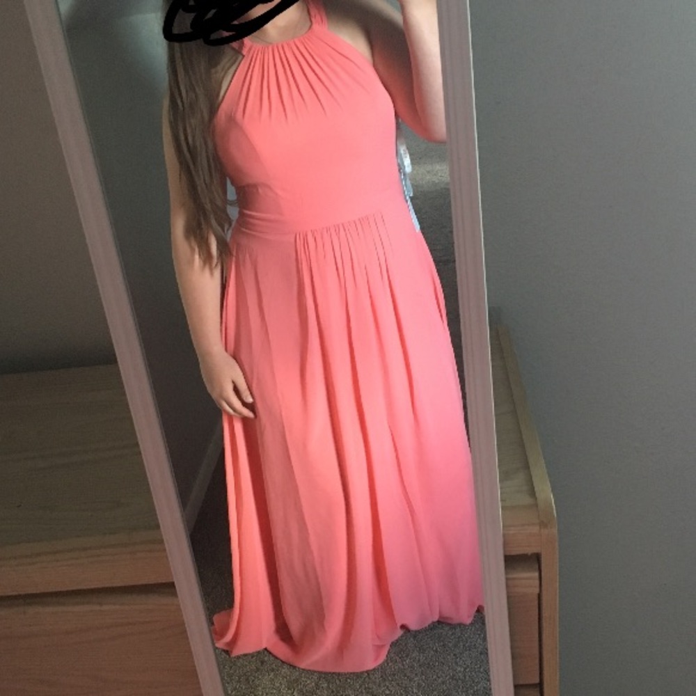 Coral Bridesmaid Dress